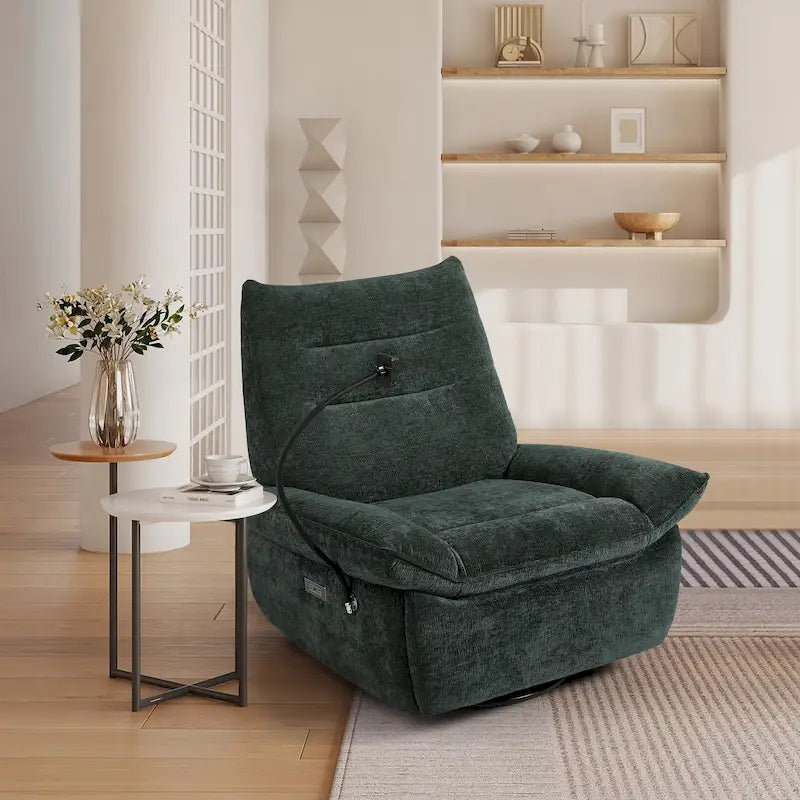 Upholstered Power Recliner Lounge Chair