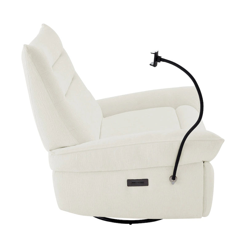 Upholstered Power Recliner Lounge Chair