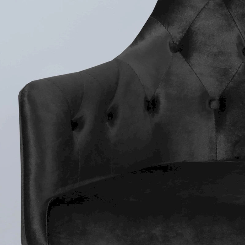 Modern Tufted Glam Accent Chair