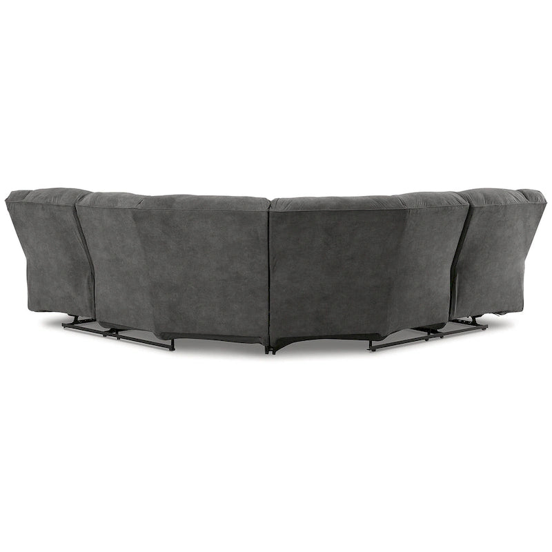 2-Piece Faux Leather Reclining Sectional - 99W x 99D x 40H