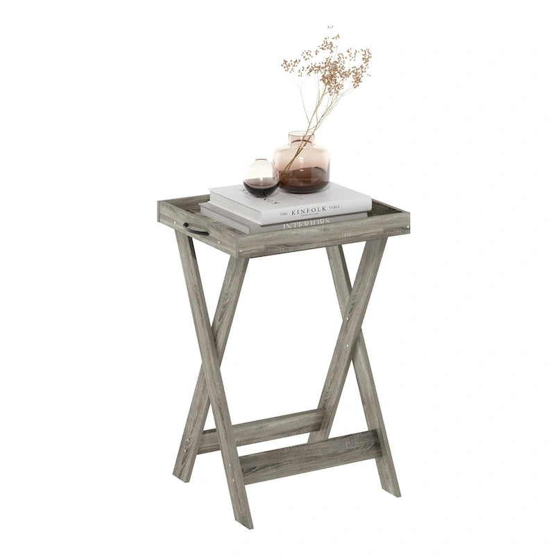 Klassischer Tabletttisch mit abnehmbarem Tablett