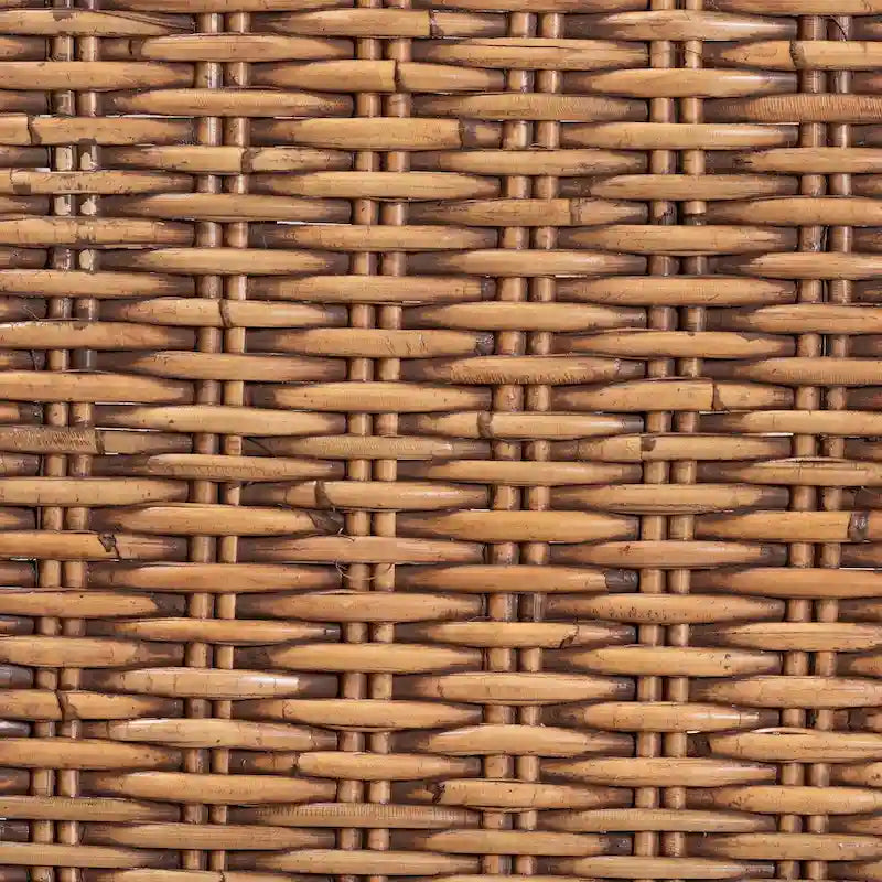 Moderner Boho-Esszimmerstuhl aus natürlichem Rattan