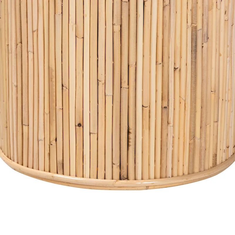 Modern Bohemian Natural Rattan Console Table