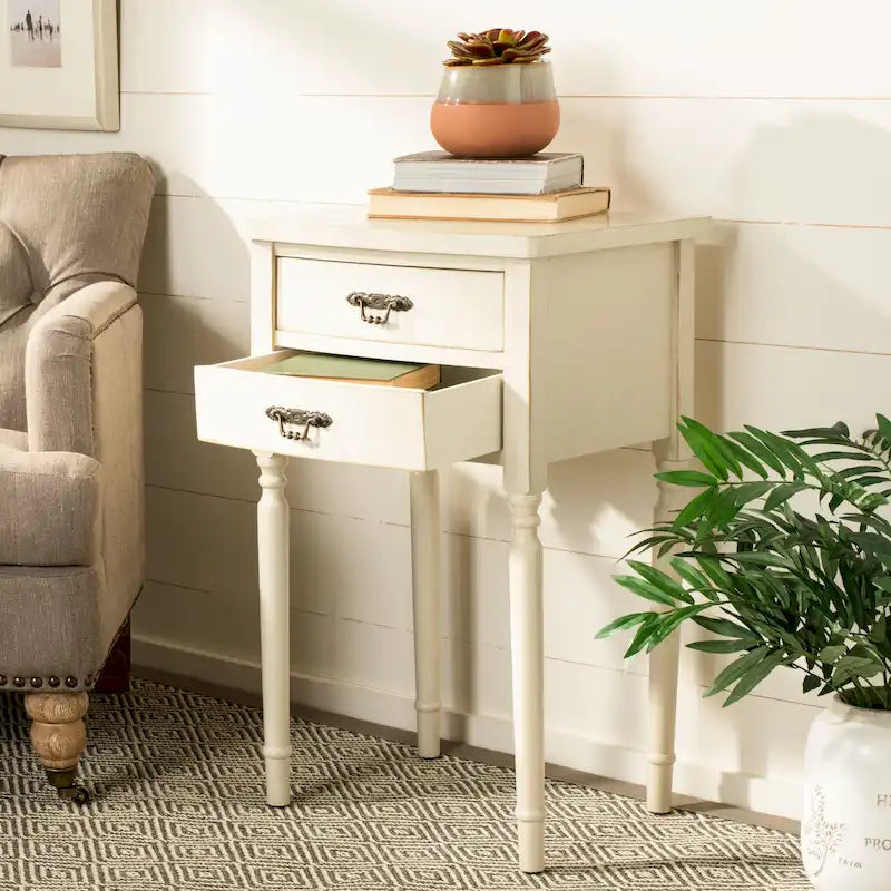 French Country End Table - 18"W x 15"D x 30"H