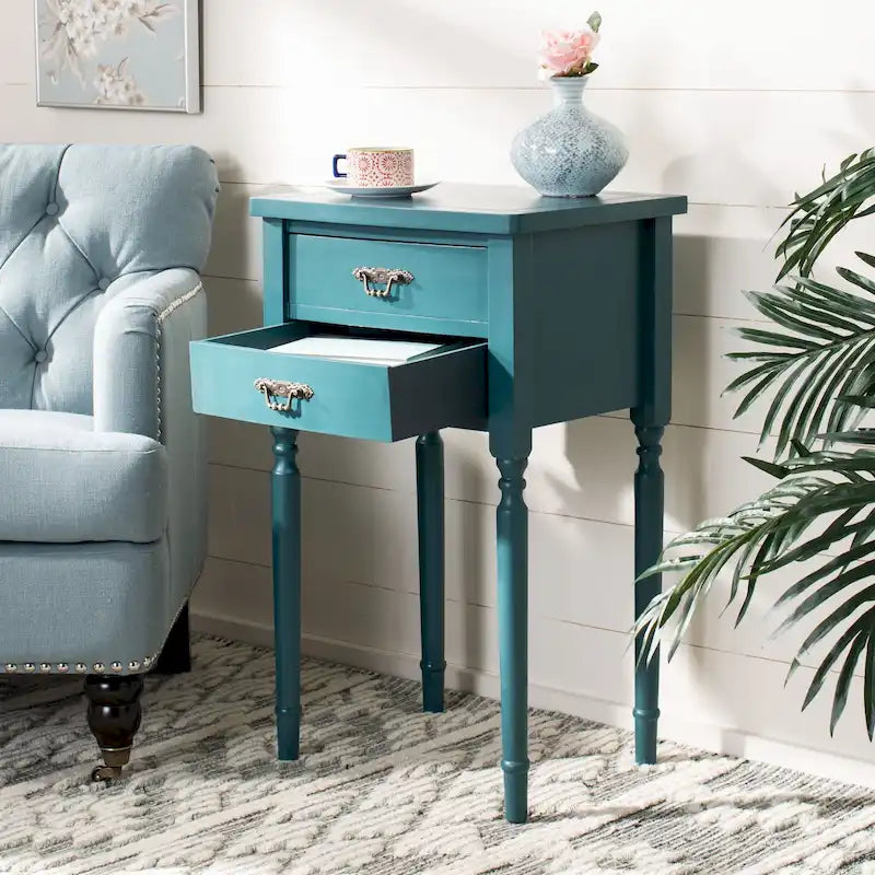 French Country End Table - 18"W x 15"D x 30"H