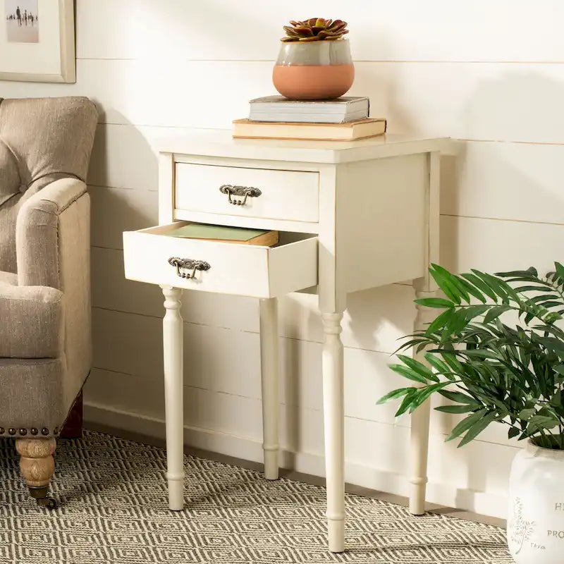 French Country End Table - 18"W x 15"D x 30"H