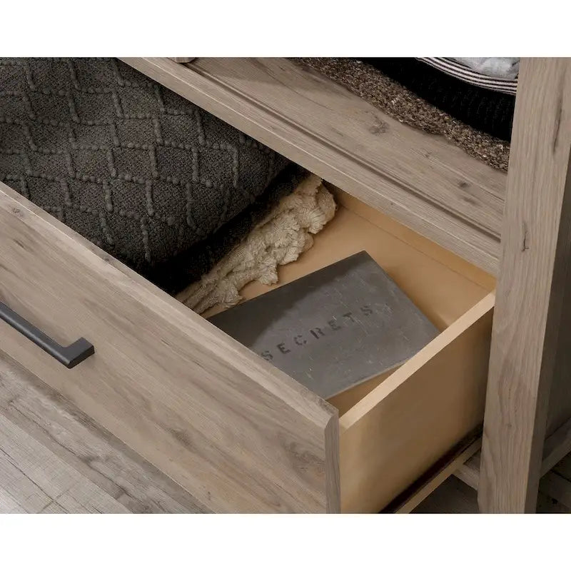 Glacier Oak Wardrobe Armoire with Drawer