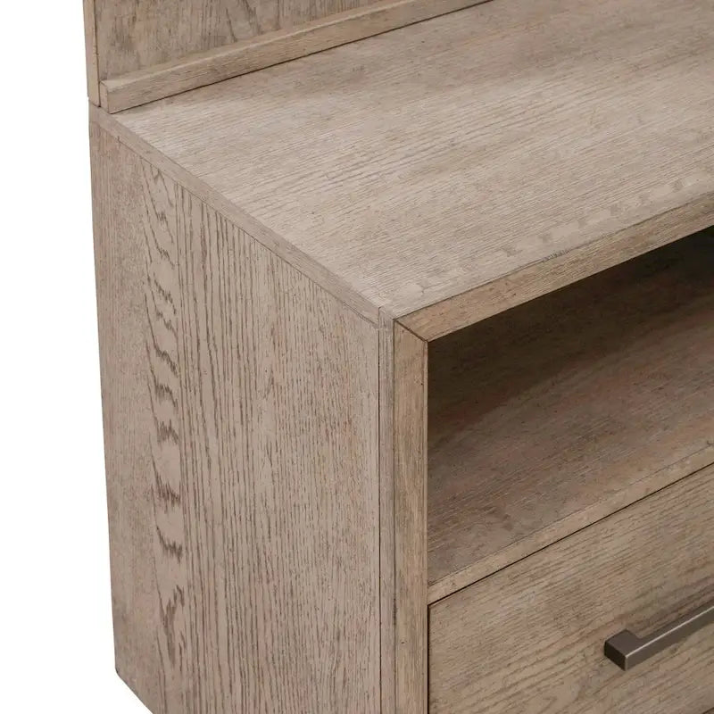 Entertainment-Center in poliertem Beige
