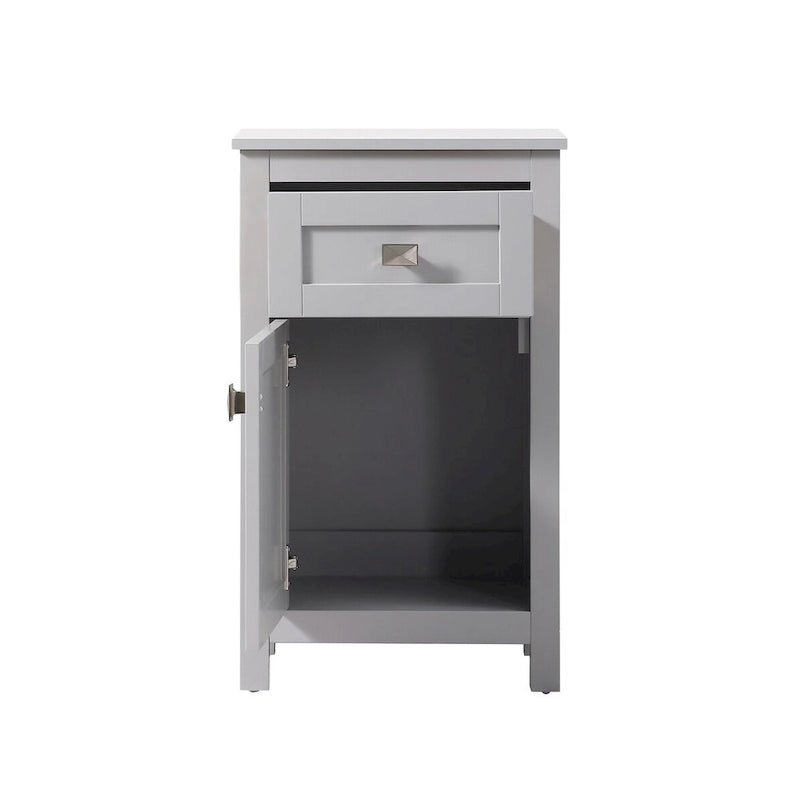 18-Inch Bathroom Storage Freestanding Cabinet